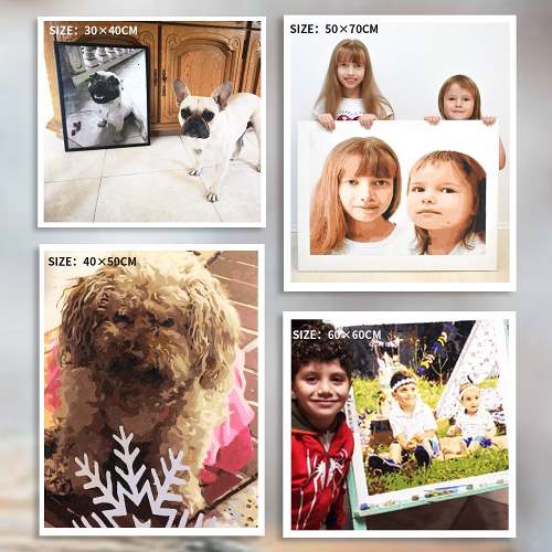 Custom Photo Paint By Numbers Kit