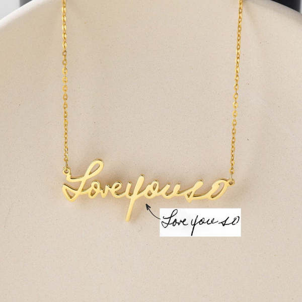 Personal Handwriting Necklace