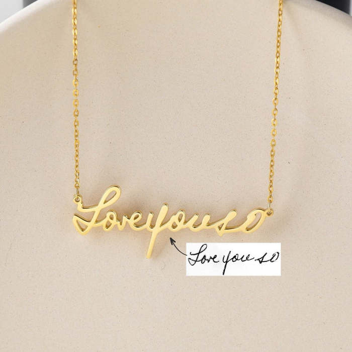 Personal Handwriting Necklace