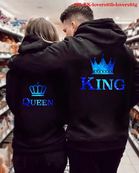 King and Queen Couple Hoodies