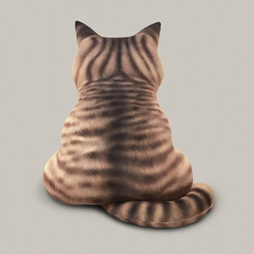 Cat Back Pillow