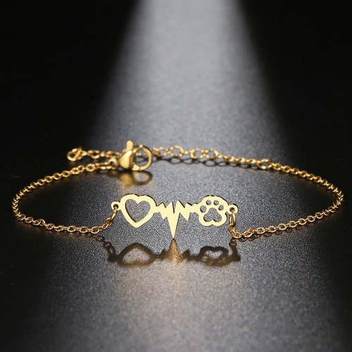 Same Heartbeat Paw Bracelet
