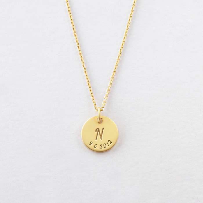 Baby Initial Necklace for Mom
