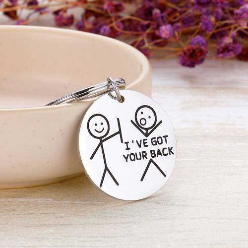 I Got Your Back Meme Keychain