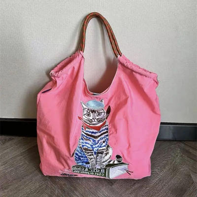 Designer Cat Embroidered Bag