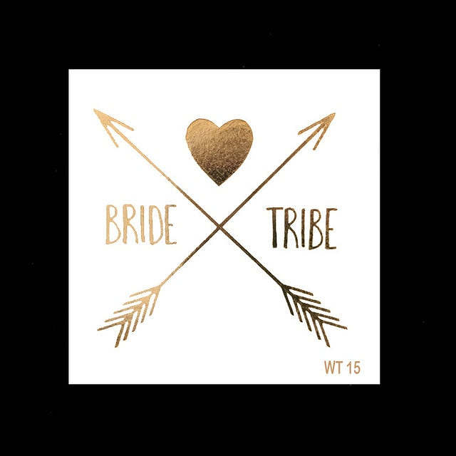 Bachelorette Party Temporary Tattoos - 10 PCs