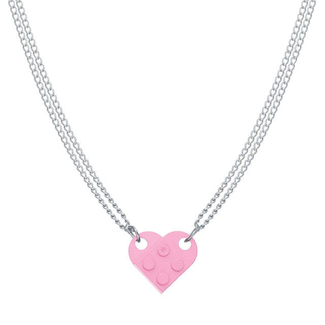 Bricks Heart Necklace