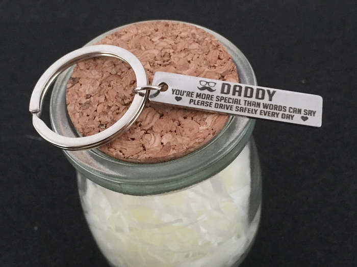 DADS ARE SPECIAL Engraved Key Chain