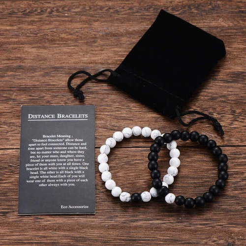 Long Distance Relationship Bracelets for Couples