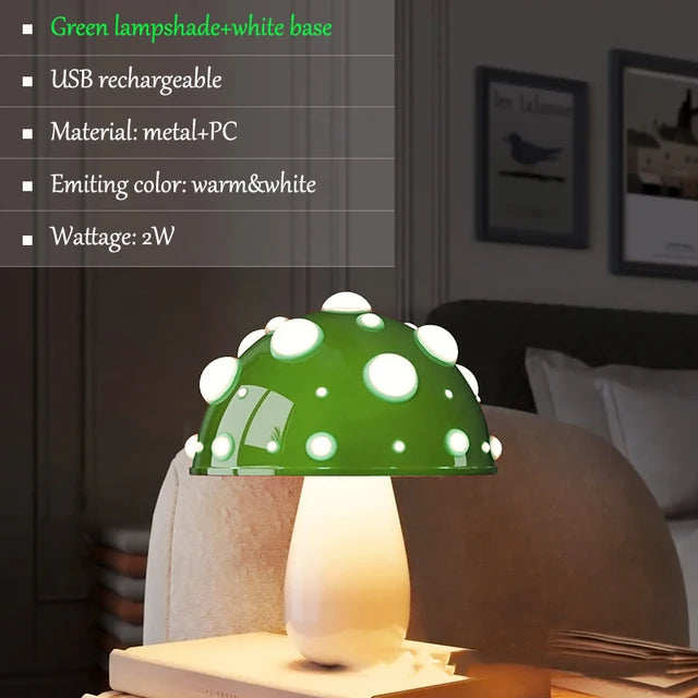 Mushroom LED Table Lamp