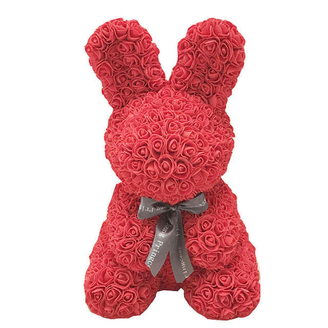 Forever Rose Flower Rabbit