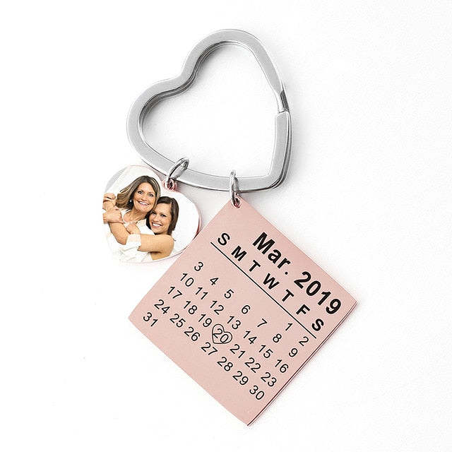 2025 Calendar Keychain Anniversary Gifts