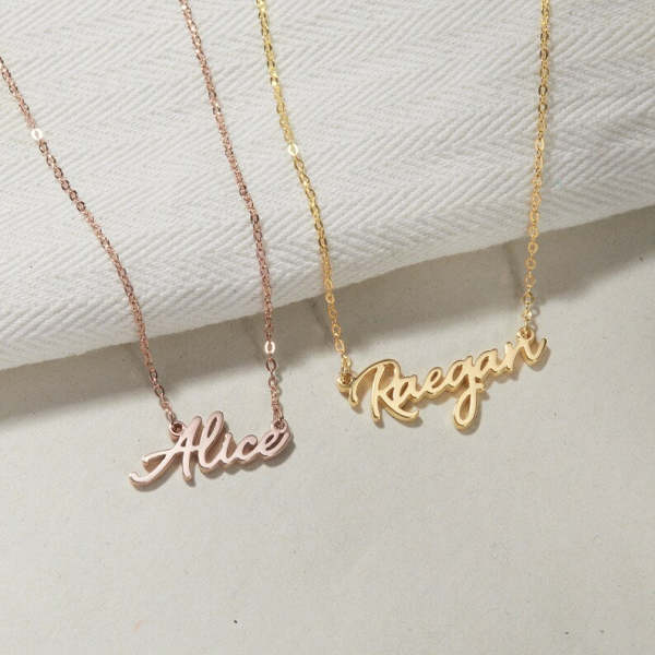 Cursive Personalized Name Necklace