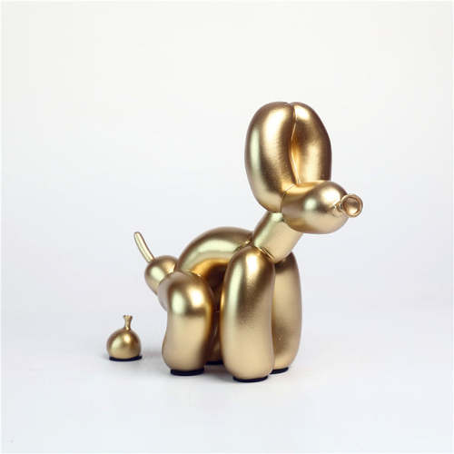 Naughty Balloon Dog Sculpture