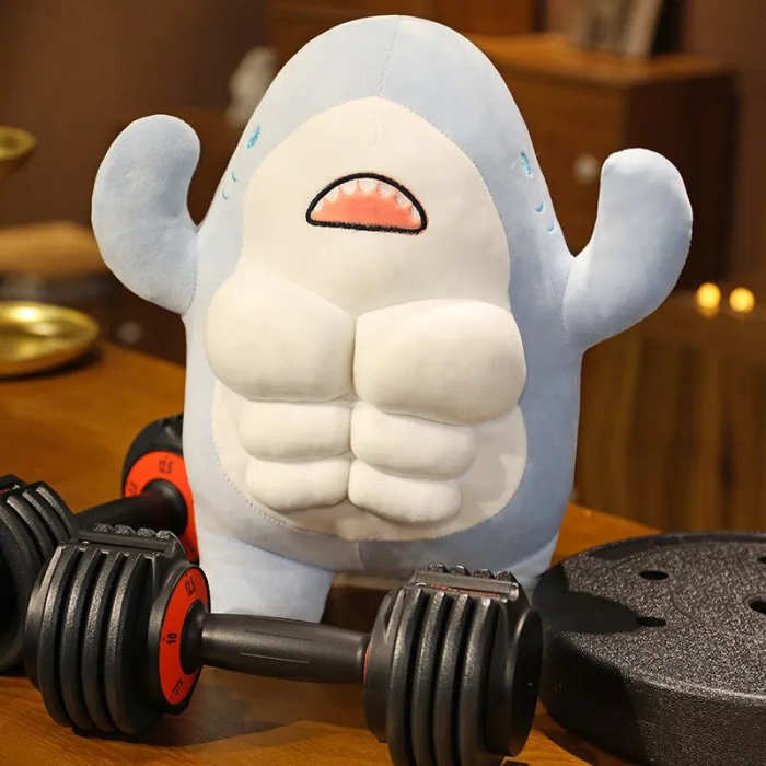 Muscular Shark Plush