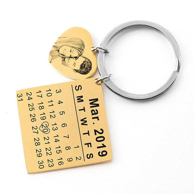 2025 Calendar Keychain Anniversary Gifts