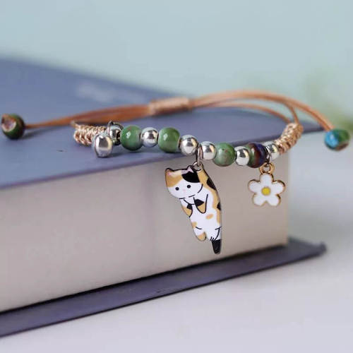 Hanging Cat Bracelet