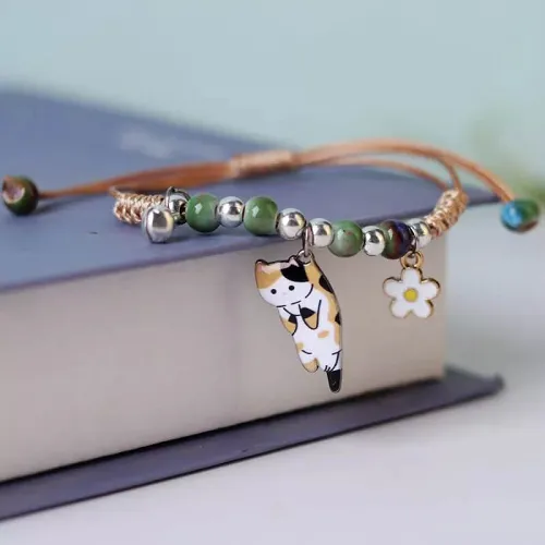 Hanging Cat Bracelet