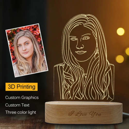 Custom 3D Photo Lamp