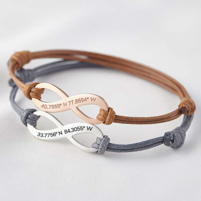 Coordinate Leather Bracelet