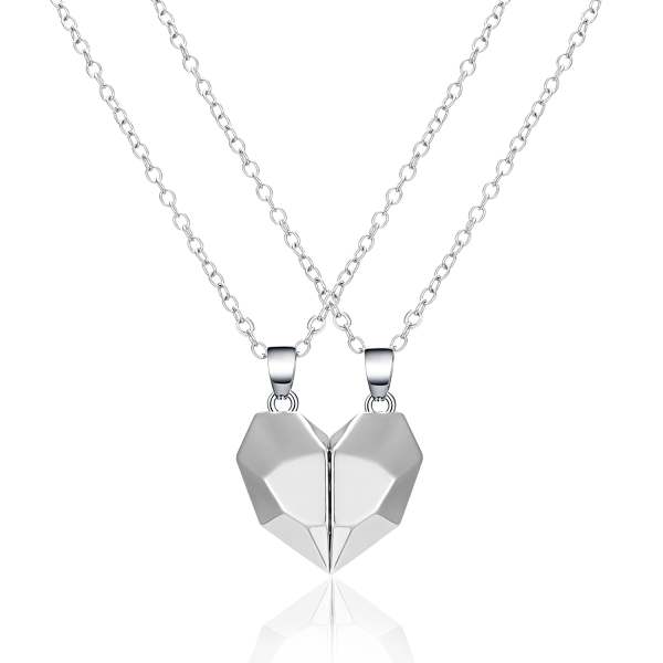 Magnetic Heart Couple Necklaces