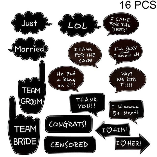 Bachelorette Party Decorations Photo Booth Props
