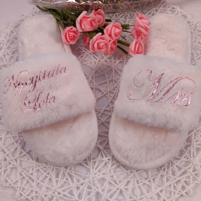 Personalized Bride To Be Slippers Bachelorette Party Favors