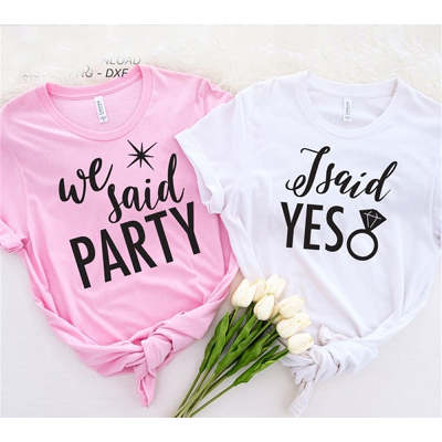I Said Yes We Said Party Funny Bridal Shower T-Shirts & Tops