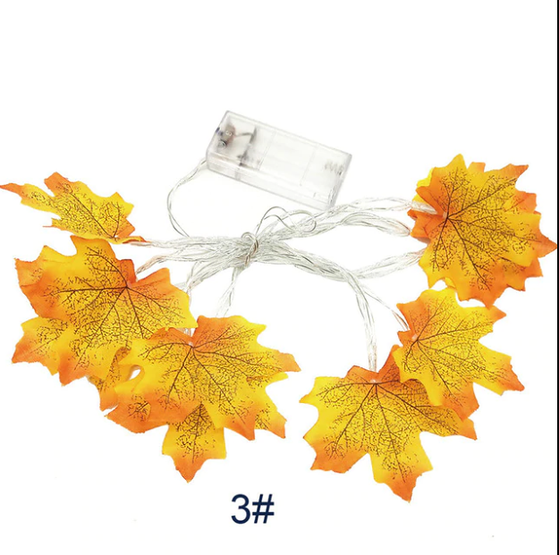 Maple Garland Halloween Thanksgiving LED String lights