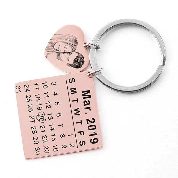 2025 Calendar Keychain Anniversary Gifts