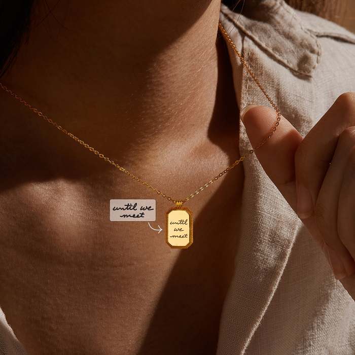 Personalized Signature Necklace