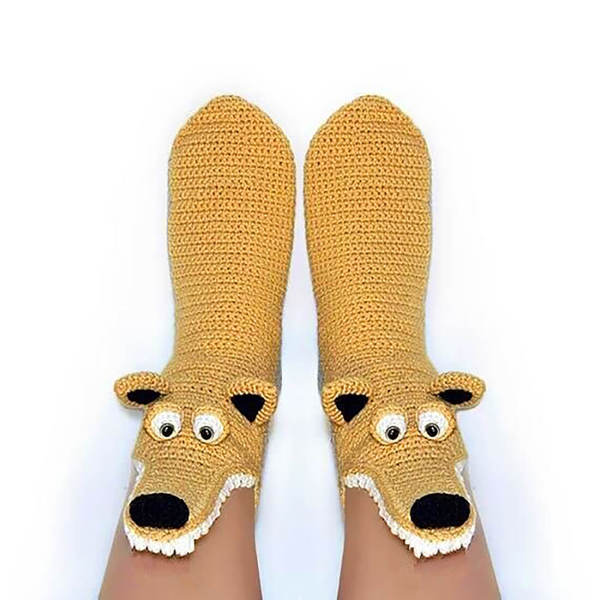 Dog Biting Socks