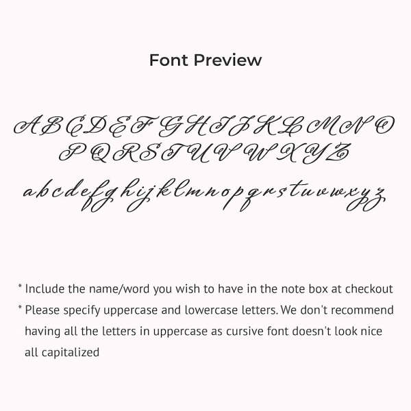 Personalized Script Name Necklace