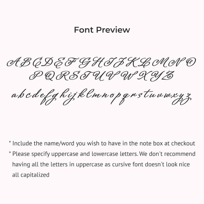 Personalized Script Name Necklace