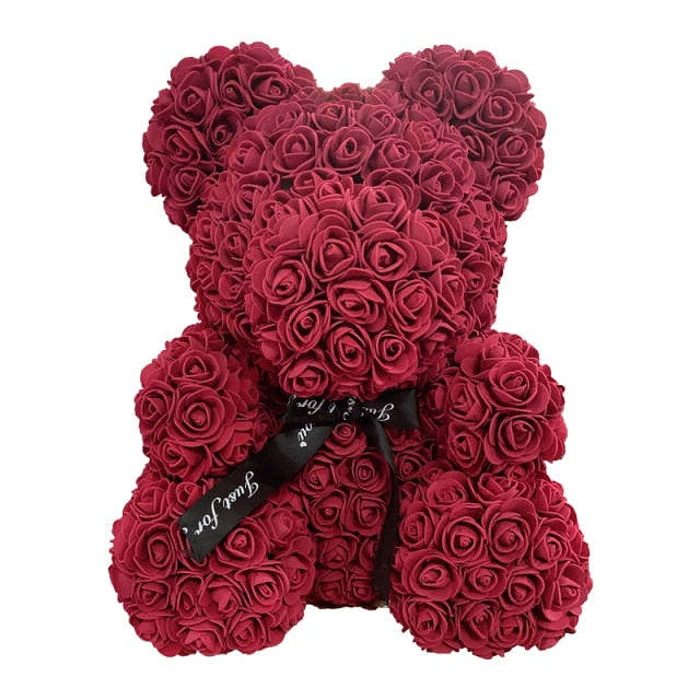 Forever Rose Teddy Bear With Gift Box