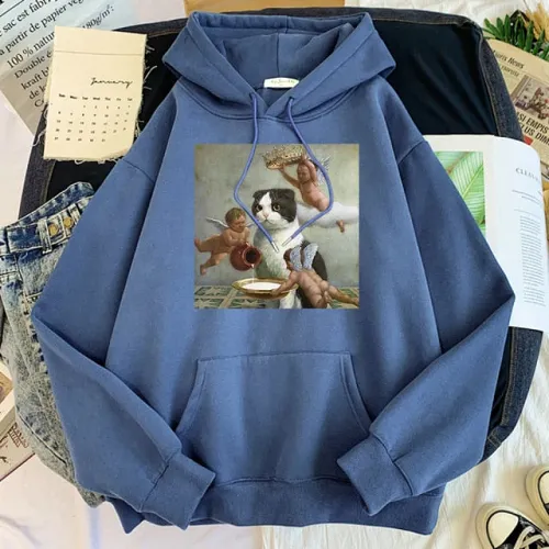 God and Cat Hoodie