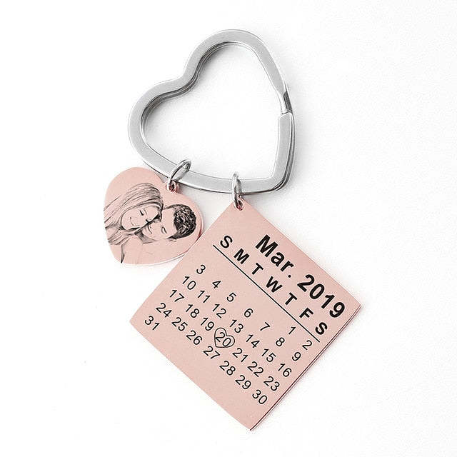 2025 Calendar Keychain Anniversary Gifts