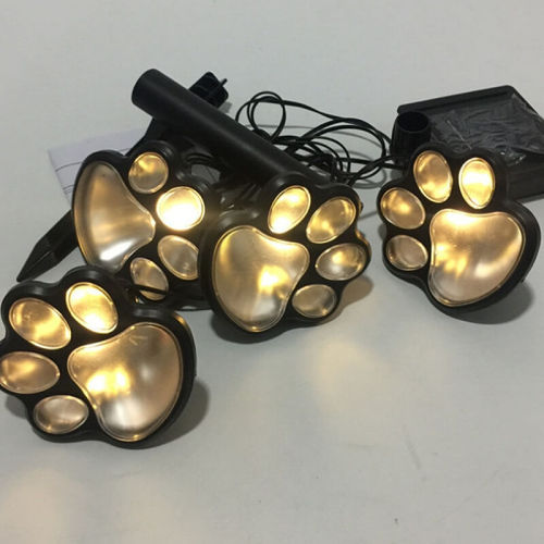 Cute Paw Solar Lamp