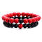red black