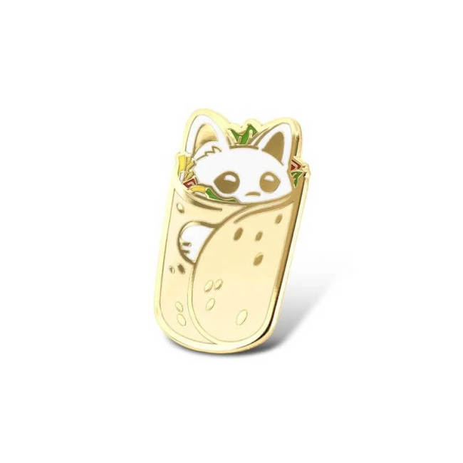 Purrito Burrito Cat Pin