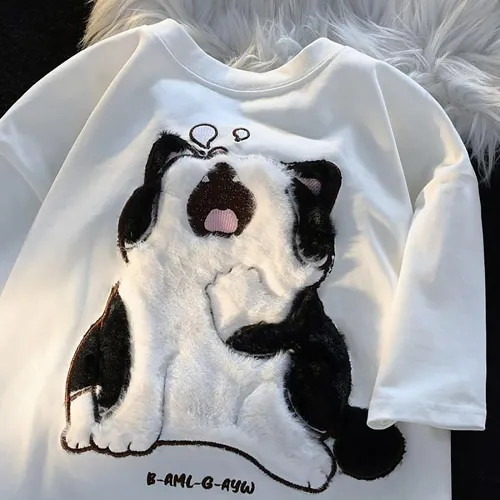 Yawning Lazy Cat T-Shirt
