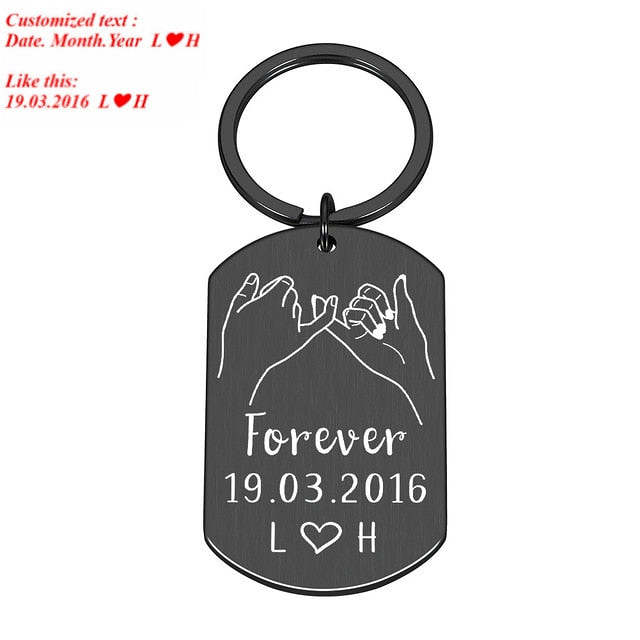 Custom Pinky Promise Keychain