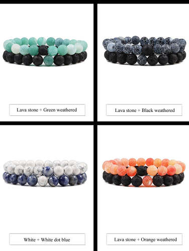 Sodalite Beads Distance Bracelets