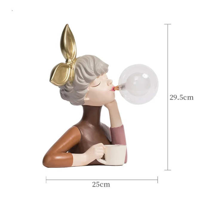 Ambient Fairy Girl Figurines Table Light