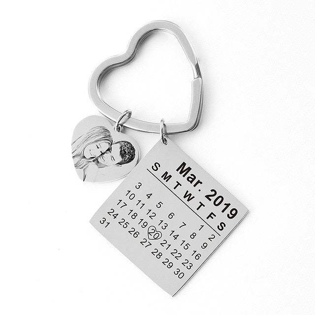 2025 Calendar Keychain Anniversary Gifts