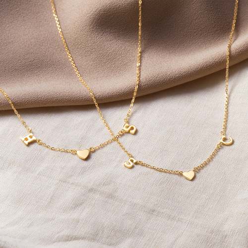 Multiple Initials Necklace