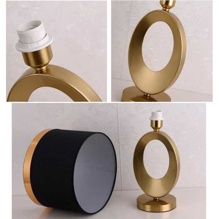 Nordic Luxury Cloth Covered Desk Lamp
