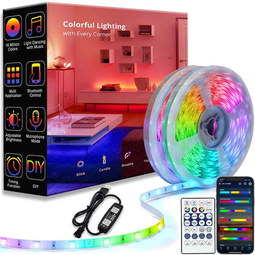 Smart Upgraded LED Strip Lights 100ft Music Sync