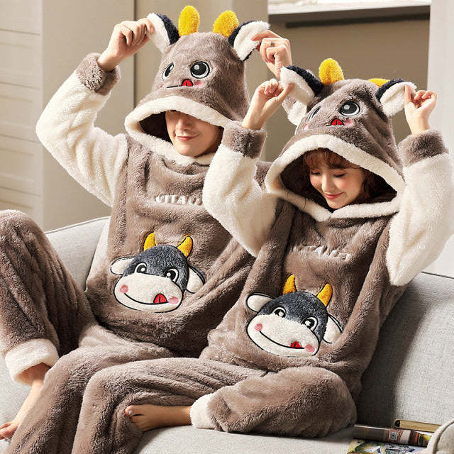 Cute Matching Pajamas For Couples