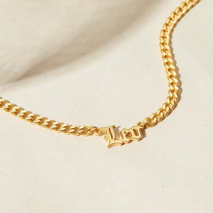 Name Necklace - Curb Chain